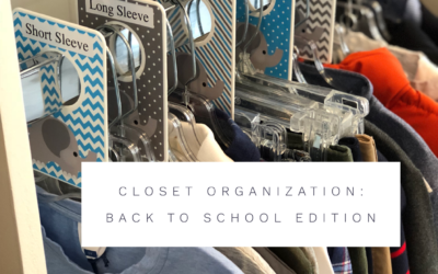 Back to School Organization